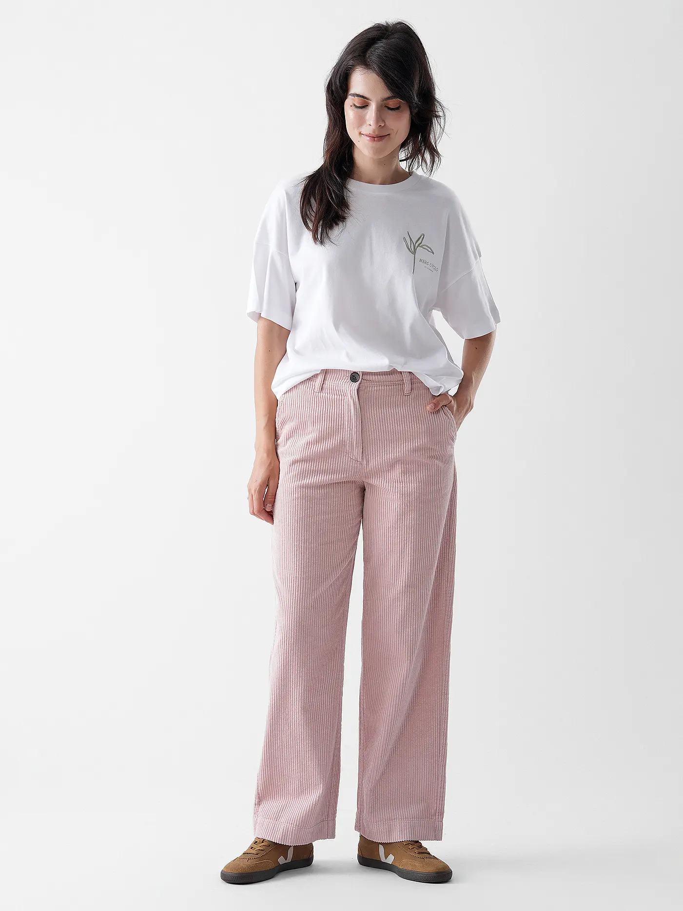 MARC O'POLO | Businesshose 7/8 | rosa